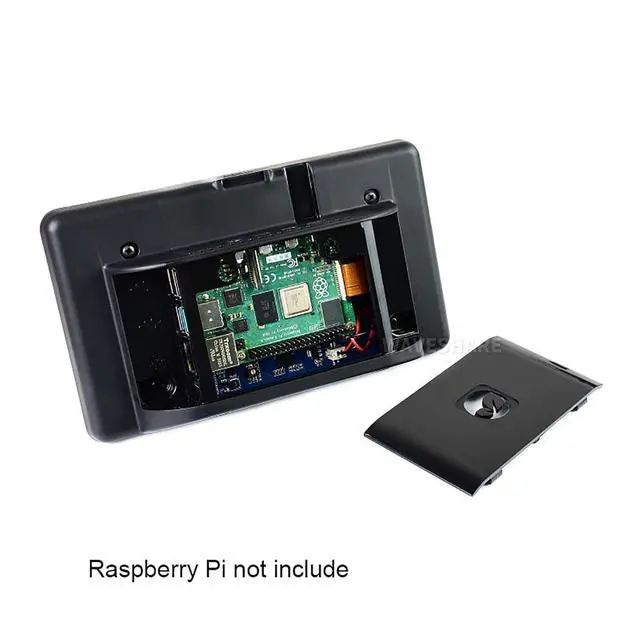 Alt view image 2 of 7 - 7inch Capacitive Touch Display for Raspberry Pi 4B 3B+ 3A+ 3B 2B B+ A+ CM3 3+ 4/VisionFive2/Core3566 DSI Interface IPS Screen 800×480 with Case