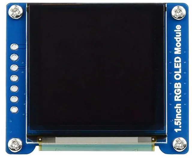 Main image of 1.5 Inch RGB OLED Display Module for Raspberry Pi 4B+ 4B 3B+ 3B 2B+ Zero W WH 2W for Arduino STM32 65K RGB Colors 128×128 SPI Interface