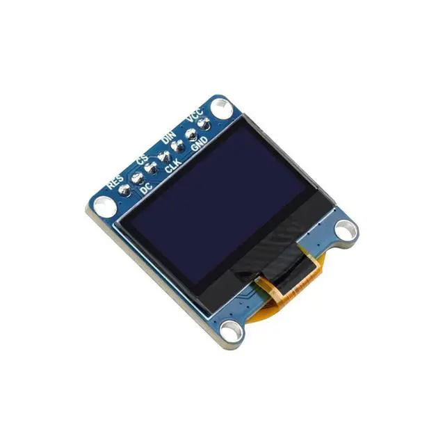 Alt view image 2 of 7 - 0.96 Inch OLED Display Module for Raspberry Pi 4B+ 4B 3B+ 3B 2B+ Zero W WH 2W Ardui STM32 28×64 SPI / I2C Communication Yellow & Blue Color (White)