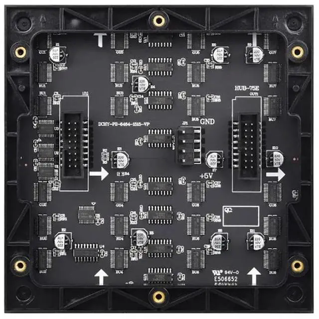 Alt view image 3 of 7 - RGB Full-Color LED Matrix Panel, 64×64 RGB LED Matrix Panel - 2mm Pitch for for Raspberry Pi 4B+ 4B 3B+ 3B 2B+ Zero W WH 2 W Pico ESP32 Ardui Adjustable Brightness