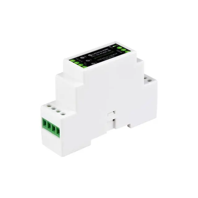 Alt view image 2 of 7 - Galvanic Isolated Rail-Mount TTL to RS485 Converter, 600W Lightningproof & Anti-Surge, Multi-Isolation Protection 3.3V-5V