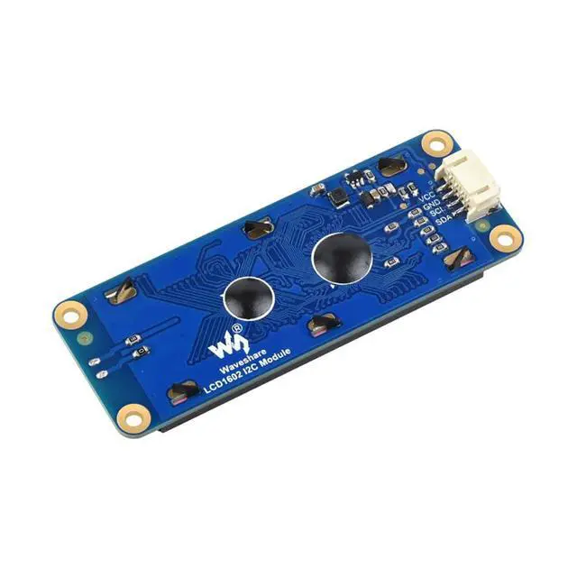 Alt view image 2 of 7 - LCD1602 Display Module for Raspberry Pi 4B+ 4B 3B+ 3B 2B+ Zero W WH Pico Jetson Nano ESP32 Ardui...I2C Display Module 3.3V/5V 16x2 Characters White Color Blue Background