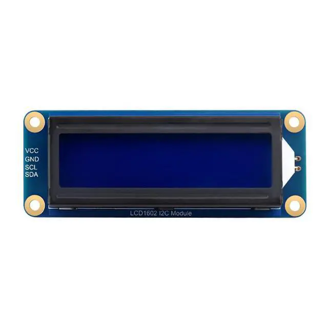 Alt view image 3 of 7 - LCD1602 Display Module for Raspberry Pi 4B+ 4B 3B+ 3B 2B+ Zero W WH Pico Jetson Nano ESP32 Ardui...I2C Display Module 3.3V/5V 16x2 Characters White Color Blue Background