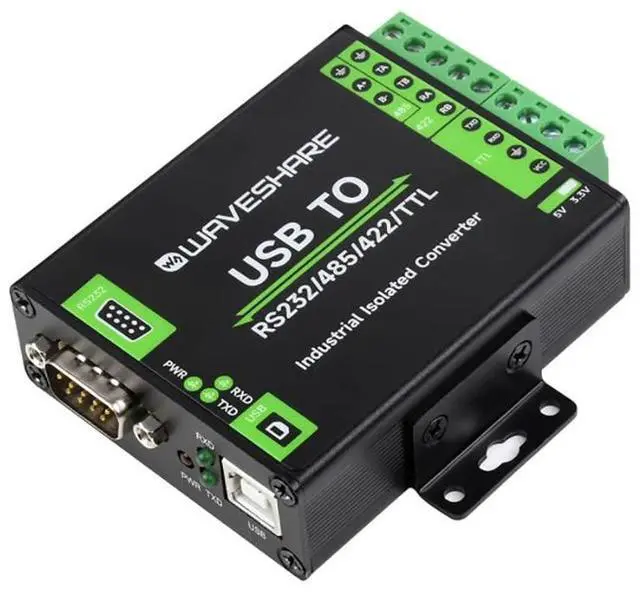 Main image of Industrial Grade USB to RS232/485/422/TTL Converter Onboard FT232RNL Support Mac Linux Android Windows 11 10 8.1 8 7 Multiple Protection