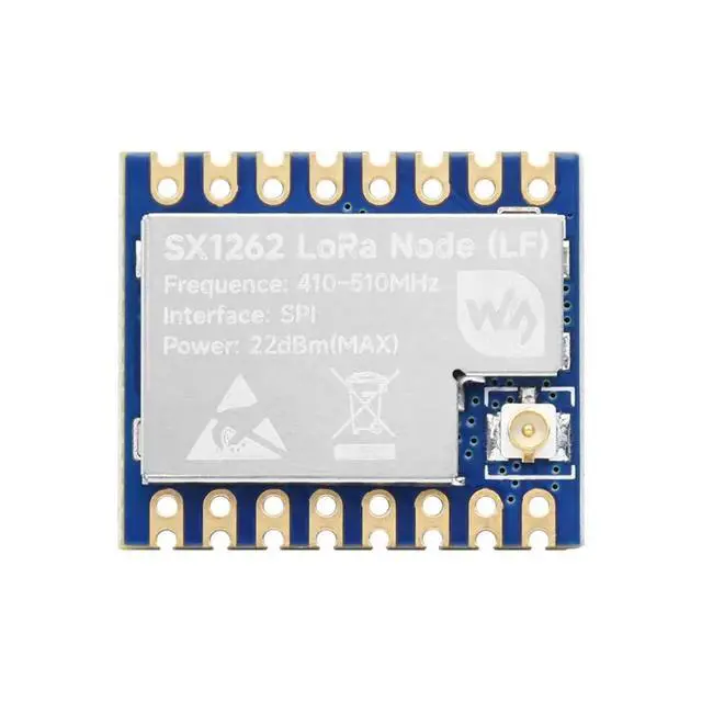 Alt view image 2 of 6 - Core1262 LF LoRa Module for for Raspberry Pi Pico, Onboard SX1262 Chip, Suitable for Sub-GHz Band, Long-Range Communicate