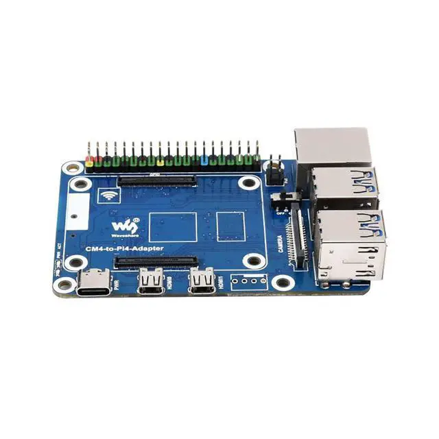 Alt view image 4 of 7 - CM4 to Pi 4B Adapter for Raspberry Pi, Use CM4 to Reproduce The Original Appearance of The Pi 4B, Alternative Solution