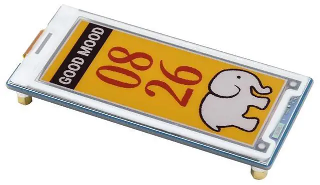 Main image of 3inch E-Paper Module (G) for Raspberry Pi/Jetson Nano/Ardui/STM32, Red/Yellow/Black/White Four Colors E-Ink Display, 400x168
