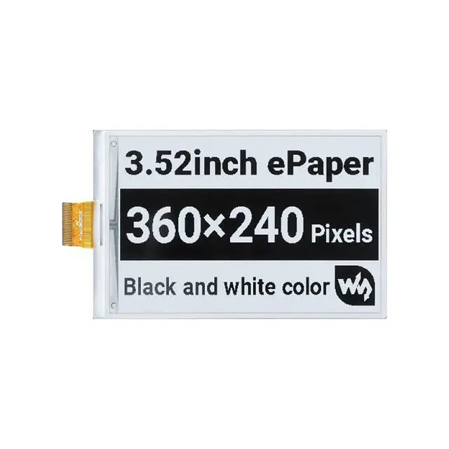 Alt view image 3 of 5 - 3.52inch E-Paper (Raw Panel)