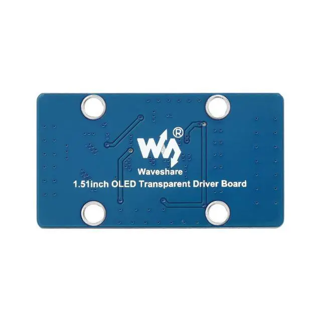 Alt view image 4 of 7 - 1.51inch Transparent OLED Compatible Raspberry Pi/Ardui/TM32, Display Light Blue Color, 128×64, SPI/I2C Interfaces