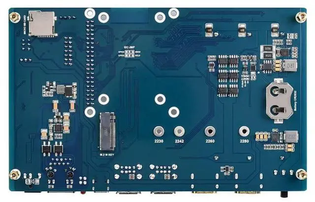 Alt view image 2 of 7 - PoE UPS Uninterruptible Power Supply Base Board for All Raspberry Pi Compute Module 4 (CM4), Dual HDMI, Quad USB2.0,40PIN GPIO Header