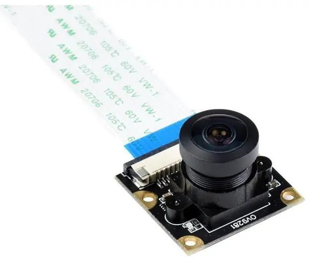 Main image of OV9281-160 Mono Camera Compatible Raspberry Pi Series Board, 160°FOV, Global Shutter, 1MP (1280 × 800)
