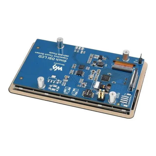 Alt view image 2 of 6 - 4inch Capacitive Touch Display for Raspberry Pi Series Board, IPS Panel, DSI Interface, 480×800 Resolution,up to 5-Points Touch