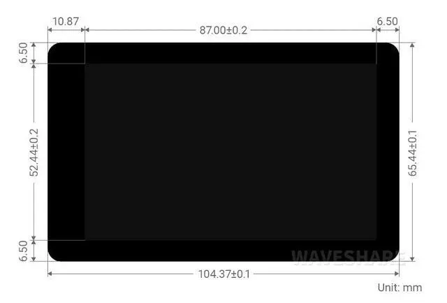Alt view image 6 of 6 - 4inch Capacitive Touch Display for Raspberry Pi Series Board, IPS Panel, DSI Interface, 480×800 Resolution,up to 5-Points Touch