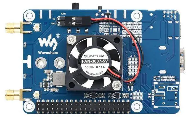 Main image of EM06-E LTE Cat-6 HAT for Raspberry Pi/Jetson Nano, High-Accuracy GNSS, Dual Antennas LTE-A Networking, Multi Regions Multi Band
