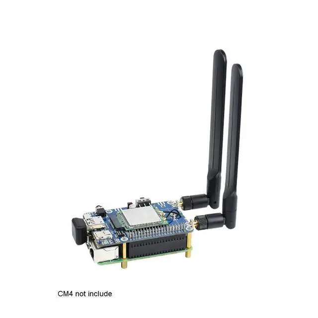 Alt view image 2 of 7 - SIM7600G-H M.2 4G HAT for Raspberry Pi/Jetson Nano, LTE CAT4 Global Band,High Speed, 4G/3G/2G Comunication, GNSS Positioning