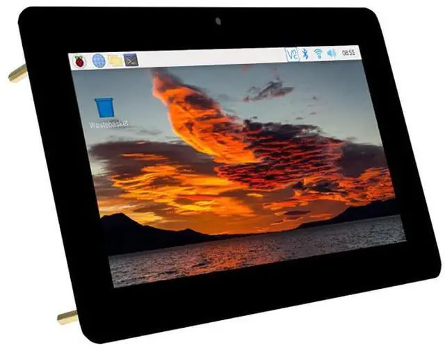 Main image of 8inch Capacitive Touch Display for Raspberry Pi, DSI Interface, 800×480, Brightness Adjustable,with Reversed Camera Hole