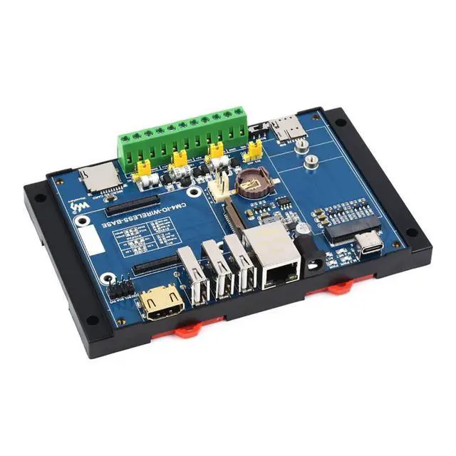 Alt view image 2 of 7 - Industrial IoT Wireless Expansion Module Based for Raspberry Pi Compute Module 4 (CM4),Support 4G/5G/LoRa, Multi Interfaces Come with 4G Module SIM7600G-H-PCIE