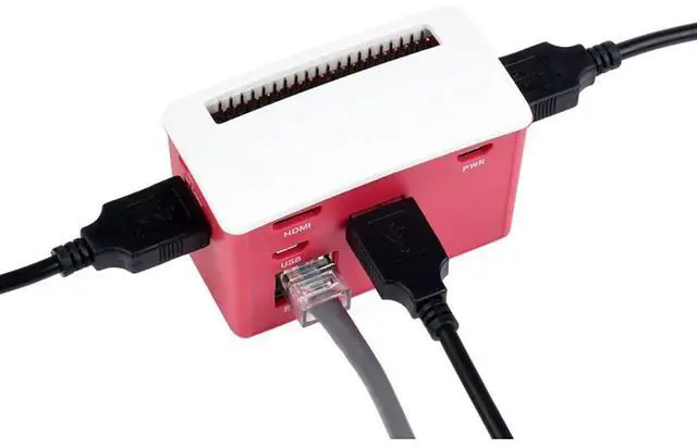 Main image of PoE Ethernet/USB HUB Box Compatible with Raspberry Pi Zero Series, with PoE/ETH/USB HUB HAT Inside, 802.3af-Compliant, Includes 3X USB 2.0 Ports