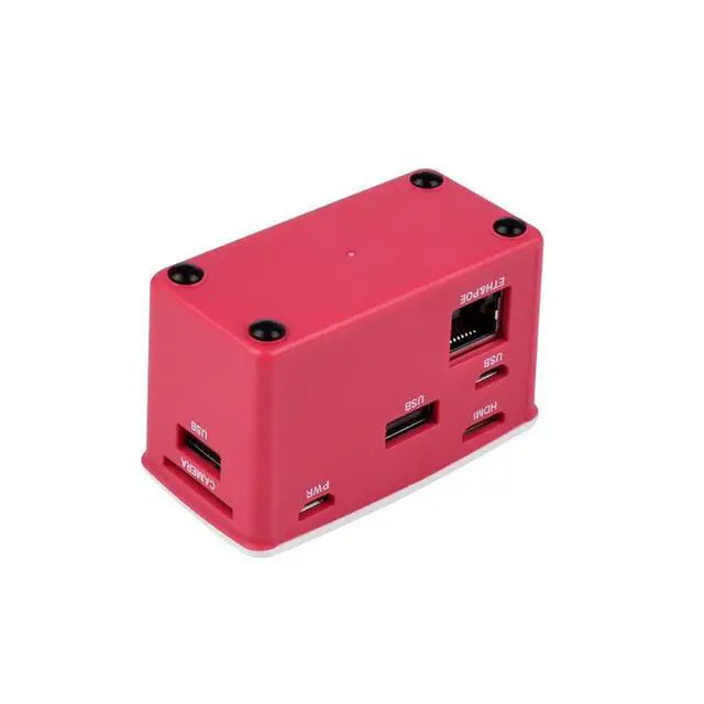 Alt view image 2 of 7 - PoE Ethernet/USB HUB Box Compatible with Raspberry Pi Zero Series, with PoE/ETH/USB HUB HAT Inside, 802.3af-Compliant, Includes 3X USB 2.0 Ports