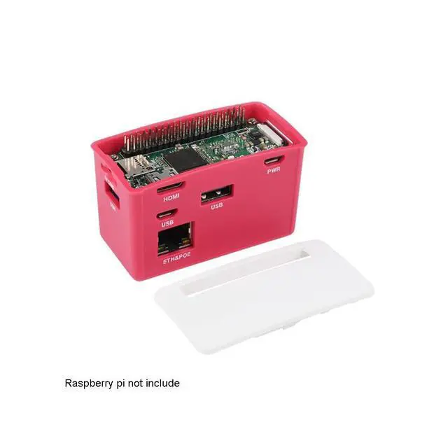 Alt view image 3 of 7 - PoE Ethernet/USB HUB Box Compatible with Raspberry Pi Zero Series, with PoE/ETH/USB HUB HAT Inside, 802.3af-Compliant, Includes 3X USB 2.0 Ports