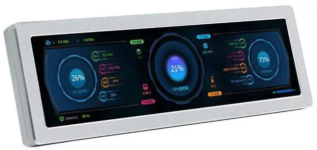 Main image of 8.8inch Side Monitor Support Raspberry Pi/Jetson Nano/PC, 480×1920, HDMI Port, IPS Display Panel, HiFi Speaker