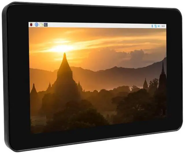 Main image of 7inch Capacitive Touch IPS Display for Raspberry Pi 4B, 5-Points Touch, with Protection Case, 1024×600, Brightness Adjustable,DSI Interface