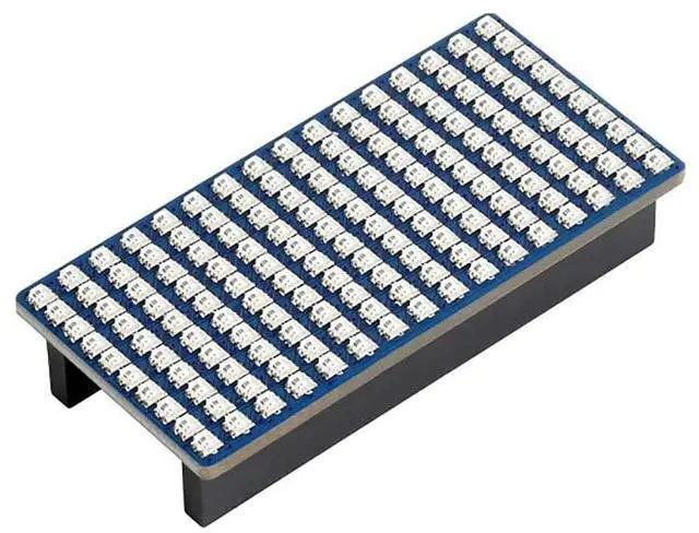 Main image of RGB Full-Color LED Matrix Module Panel for Raspberry Pi Pico Series, Adjustable 256 Level Brightness, 16×10 RGB LEDs