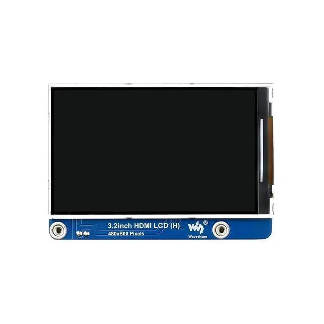 Alt view image 3 of 7 - 3.2inch HDMI IPS LCD Display (H) Fits Raspberry Pi/Jetson Nano/PC, 480×800, No Touch Screen, Adjustable Brightness