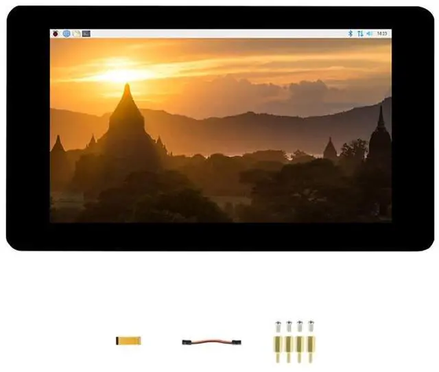 Main image of 7inch Capacitive Touch Screen IPS Display for Raspberry Pi, 1024×600, DSI Interface, up to 5-Points Touch, Adjustable Brightness