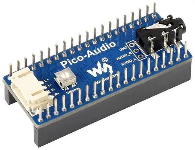 Main image of Audio Expansion Module for Raspberry Pi Pico, Headphone and Speaker Signal Output at The Same Time, Wide Range Audio Sampling Rate