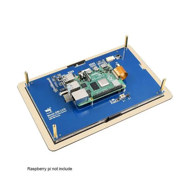 Alt view image 3 of 7 - 8inch Capacitive Touch Display for Raspberry Pi, DSI Interface, 800×480, Brightness Adjustable,with Reversed Camera Hole