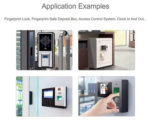 Alt view image 6 of 7 - High Precision Capacitive Fingerprint Reader (B) Module, Dual Ports UART/USB, for Fingerprint Enrolling, Image Processing, Fingerprint Matching and Searching, etc.