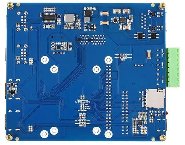 Alt view image 2 of 7 - for Raspberry Pi Compute Module 4 IO Board with PoE Feature (Type B), for All Version of CM4 with Color-Coded 40PIN GPIO Header