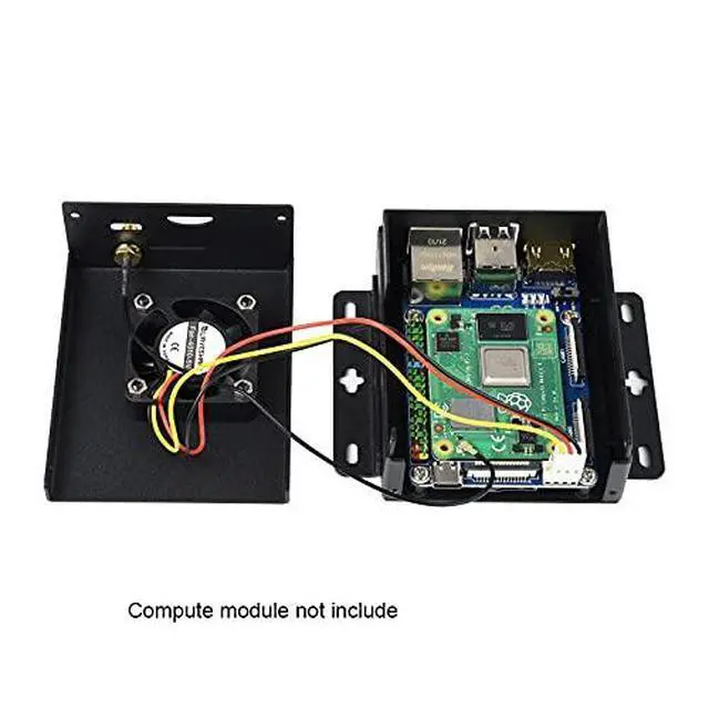 Alt view image 3 of 6 - CM4-IO-BASE-BOX-A + USB HDMI Adapter, for Raspberry Pi Compute Module 4 Help Build CM4 Mini PC Easy