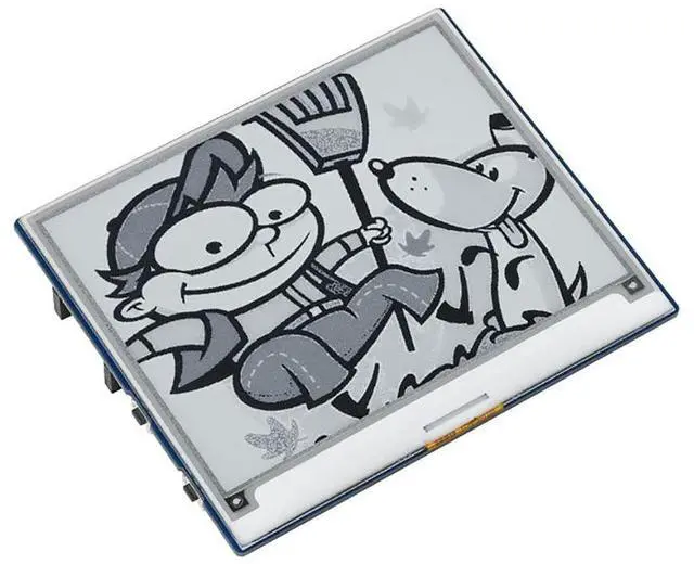 Main image of 4.2inch E-Paper E-Ink Display Module for Raspberry Pi Pico Series, Wide Viewing Angle, Black/White Two Color, 400×300 Pixels, SPI Interface