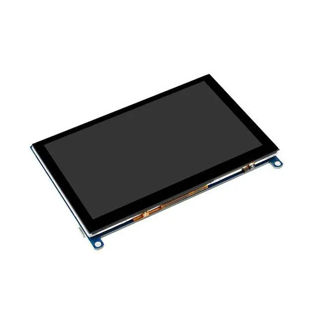 Alt view image 3 of 7 - 5inch Capacitive Touch Screen LCD (H) Slimmed-Down Version for Raspberry Pi & PC, 800×480, HDMI, Toughened Glass Panel, Low Power Consumption