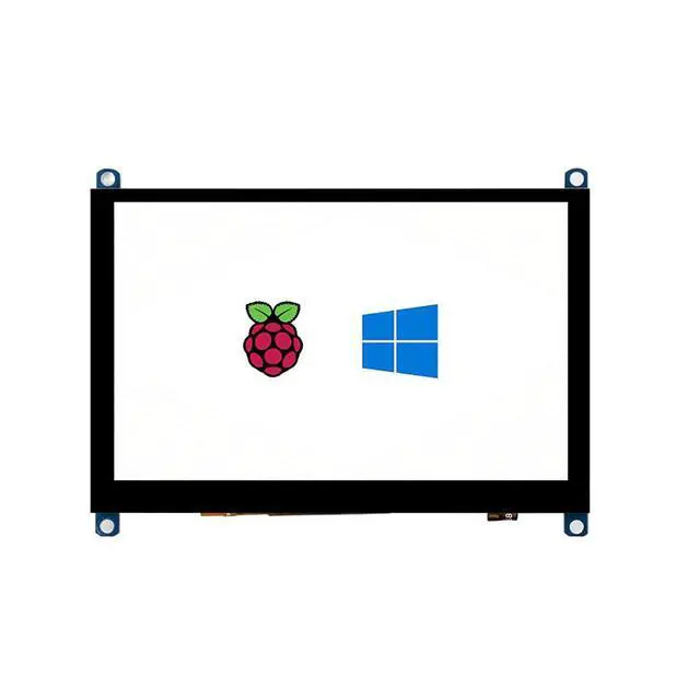 Alt view image 4 of 7 - 5inch Capacitive Touch Screen LCD (H) Slimmed-Down Version for Raspberry Pi & PC, 800×480, HDMI, Toughened Glass Panel, Low Power Consumption