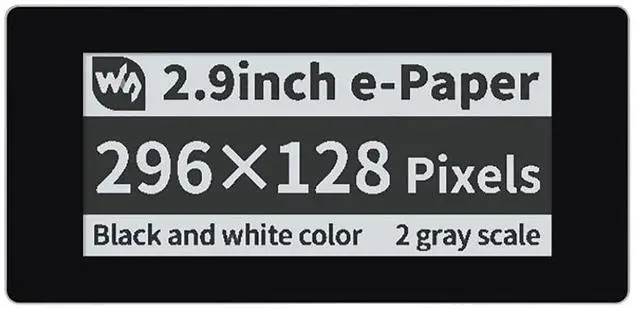Main image of 2.9inch Touch E-Paper Module for Raspberry Pi Pico, 5-Points Touch, 296×128 Pixels, Support Partial Refresh, Black/White, SPI Interface