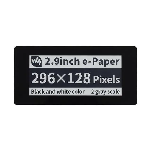 Alt view image 2 of 7 - 2.9inch Touch E-Paper E-Ink Display HAT for Raspberry Pi Series Board, 5-Points Capacitive Touch, 5-Points Touch,296×128 Pixels, SPI Interface
