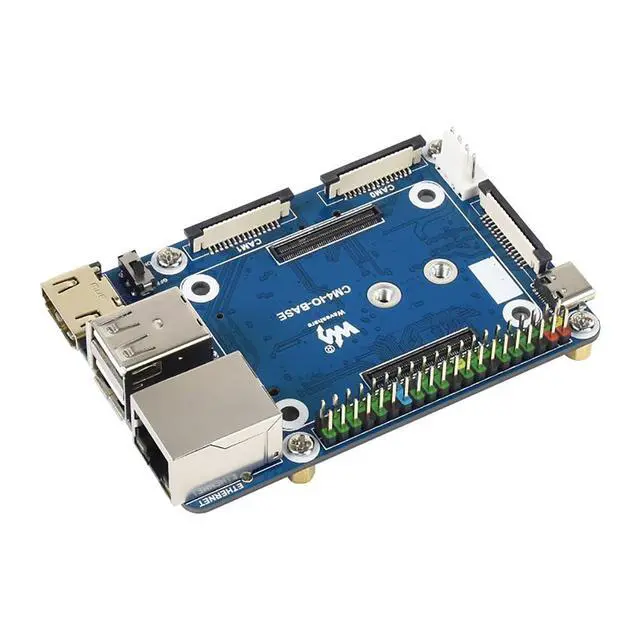 Alt view image 2 of 7 - Mini Base Board (B) Designed for Raspberry Pi Compute Module 4 CM4 Or Being Integrated Into End Products 40PIN GPIO Header