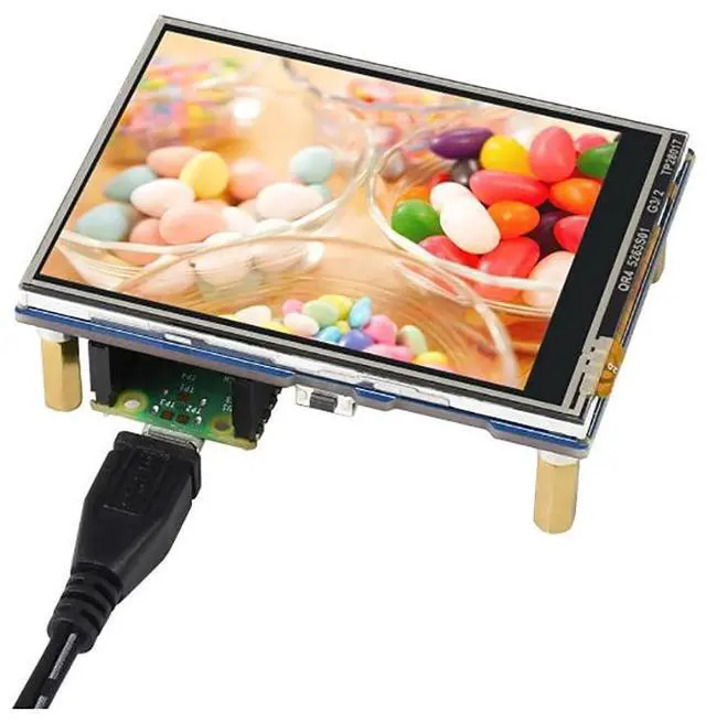 Main image of 2.8inch Touch Display Module for Raspberry Pi Pico Series with XPT2046 and ST7789 Driver, 262K Colors, 320×240 Pixels, Using SPI Bus
