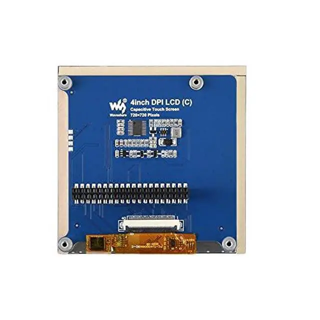 Alt view image 2 of 7 - 4inch Square Capacitive Touch Screen LCD (C) for Raspberry Pi Series Board, 720×720, IPS, DPI, up to 60Hz Refresh Rate