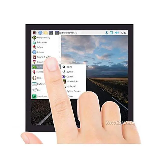 Alt view image 3 of 7 - 4inch Square Capacitive Touch Screen LCD (C) for Raspberry Pi Series Board, 720×720, IPS, DPI, up to 60Hz Refresh Rate