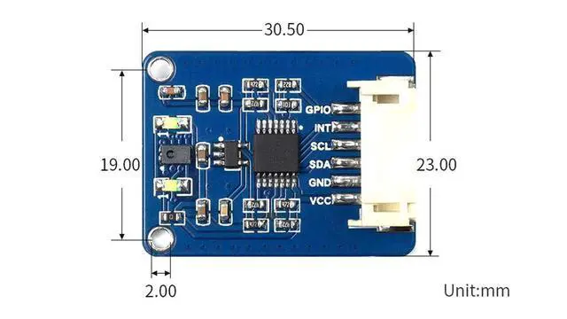 Alt view image 7 of 7 - AS7341 Spectral Color Sensor Module for Raspberry Pi/STM32, Visible Spectrum Sensor, Multi Channels, High Precision, I2C Control Interface