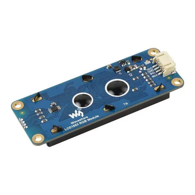 Alt view image 2 of 7 - LCD1602 RGB Module Fits Raspberry Pi/Pi Pico, 16x2 Characters LCD, RGB Backlight, 3.3V/5V Compatible, I2C Bus