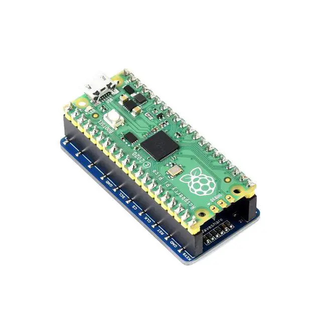 Alt view image 6 of 7 - 1.3inch OLED Display Module HAT for Raspberry Pi Pico Series, Embedded SH1107 Driver,64×128 Pixels, Using SPI/I2C Bus Fast Data Rate