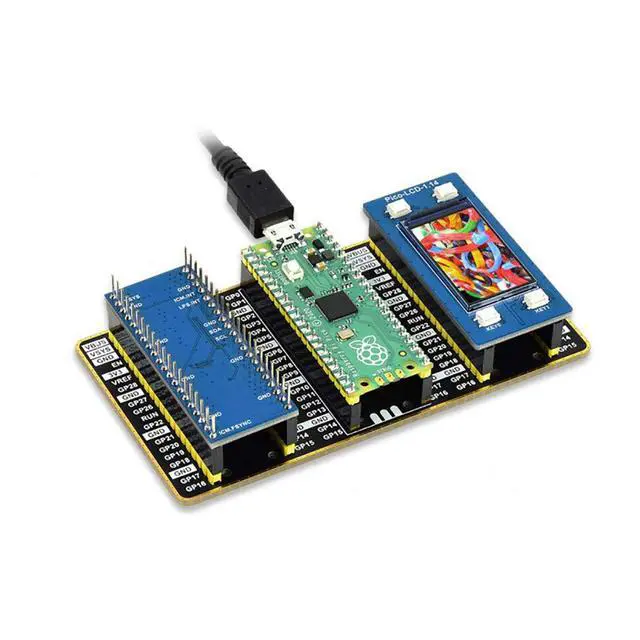 Alt view image 2 of 7 - for Raspberry Pi Pico Evaluation Kit Package B Include The Pico + Color LCD + IMU Sensor + GPIO Expander