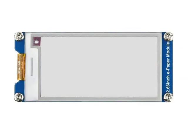 Alt view image 3 of 7 - 2.66inch E-Paper E-Ink Display Module (B) for Raspberry Pi/Jetson Nano, 296×152 Pixels, SPI Interface,Red/Black/White Three-Color