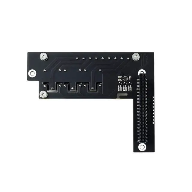 Alt view image 2 of 6 - Quality 3-Ch(Channel) Relay Expansion Board Designed for Jetson Nano, Optocoupler Isolation Directly Pluggable Up to 2X Stackable