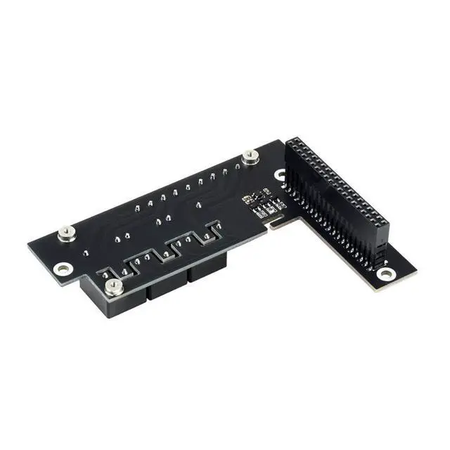 Alt view image 3 of 6 - Quality 3-Ch(Channel) Relay Expansion Board Designed for Jetson Nano, Optocoupler Isolation Directly Pluggable Up to 2X Stackable